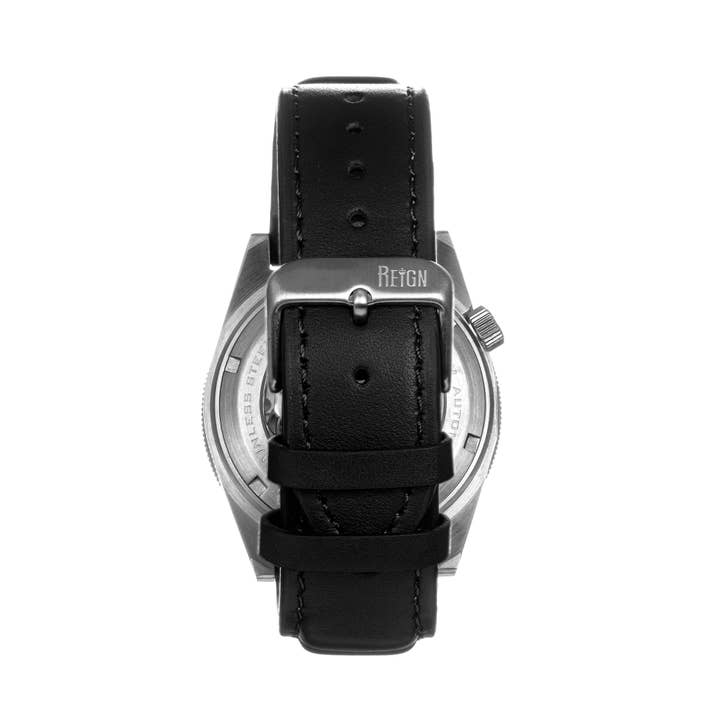 Reign - Venta al por mayor Reloj de pulsera - Hombre - Reloj automático Reign Francis con correa de cuero y función de fecha4