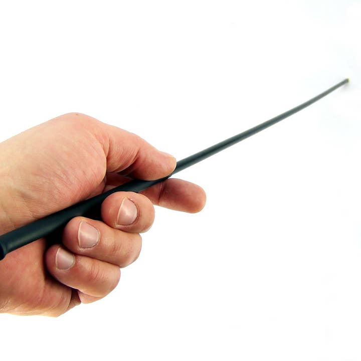 Poly Rod Black Spike Cane for wholesale by Axovus