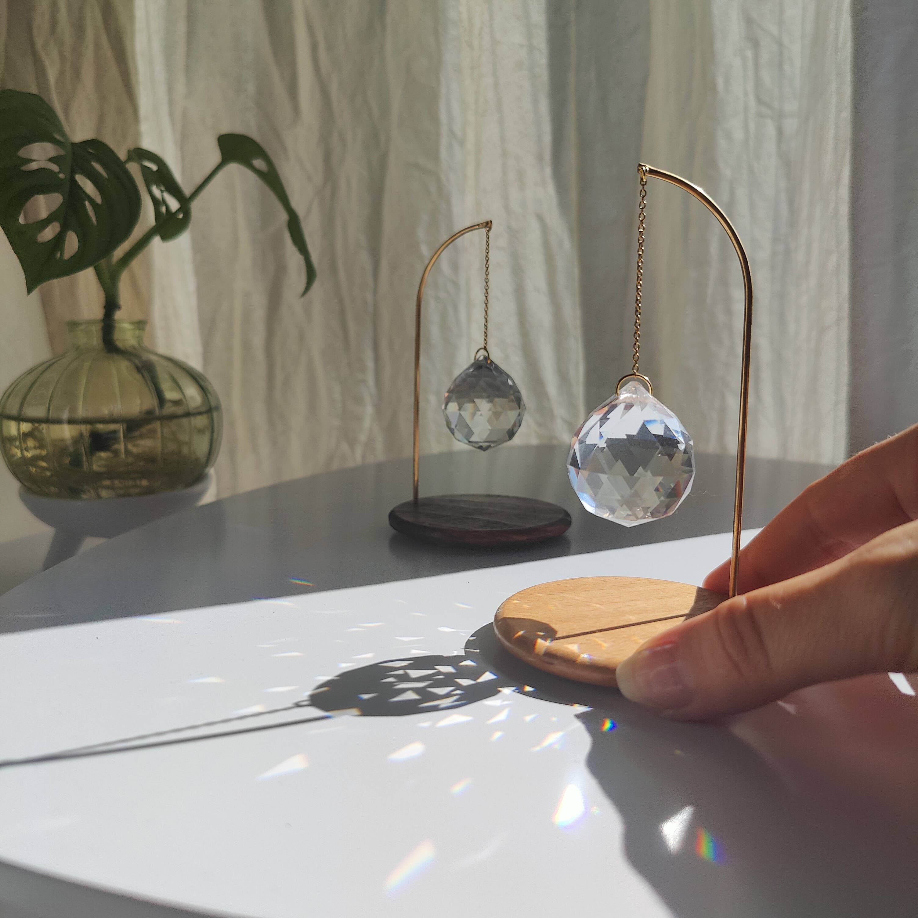 Atelier Intuitive - Vente Objets de décoration - PENDULUM • Suncatcher à poser | Décoration bien être2