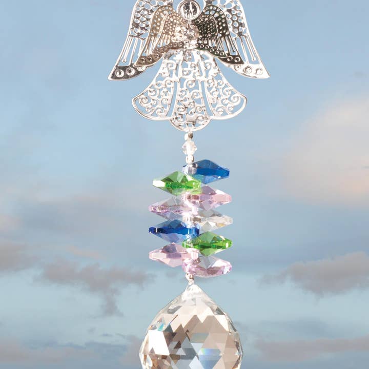 Crystal Suncatcher Ornament Kit - BA014 Angel for wholesale by Solid Oak