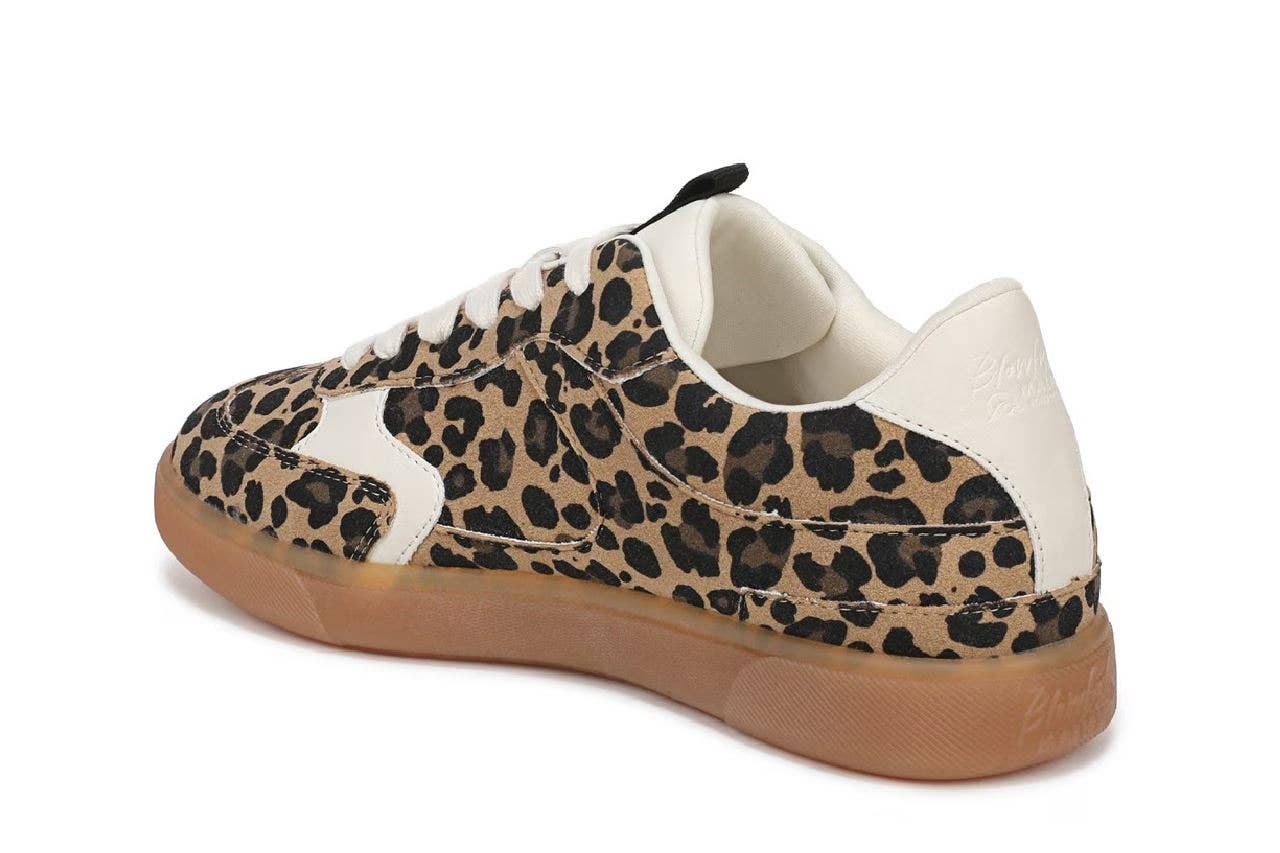 Leopard Blowfish Malibu Damen Leopard Braun Schnürsneaker - Tastic für den Großhandel auf Faire8
