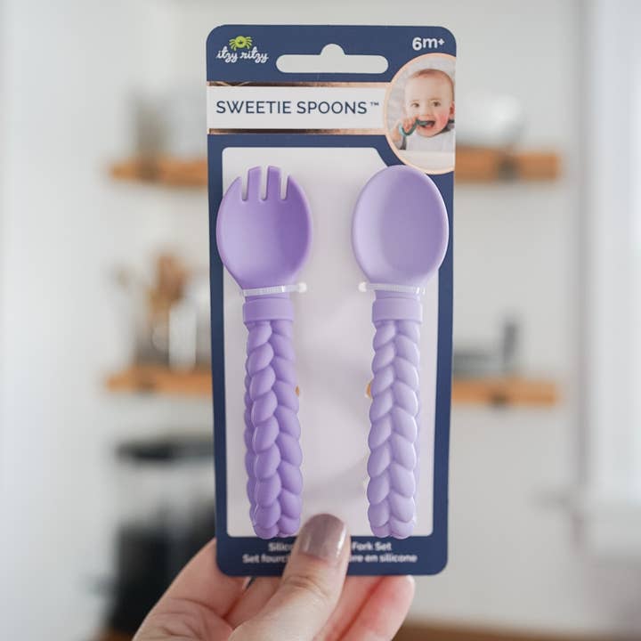 Itzy Ritzy - Wholesale Flatware Set - Kids & Baby - Sweetie Spoonsâ„¢ Spoon + Fork Set