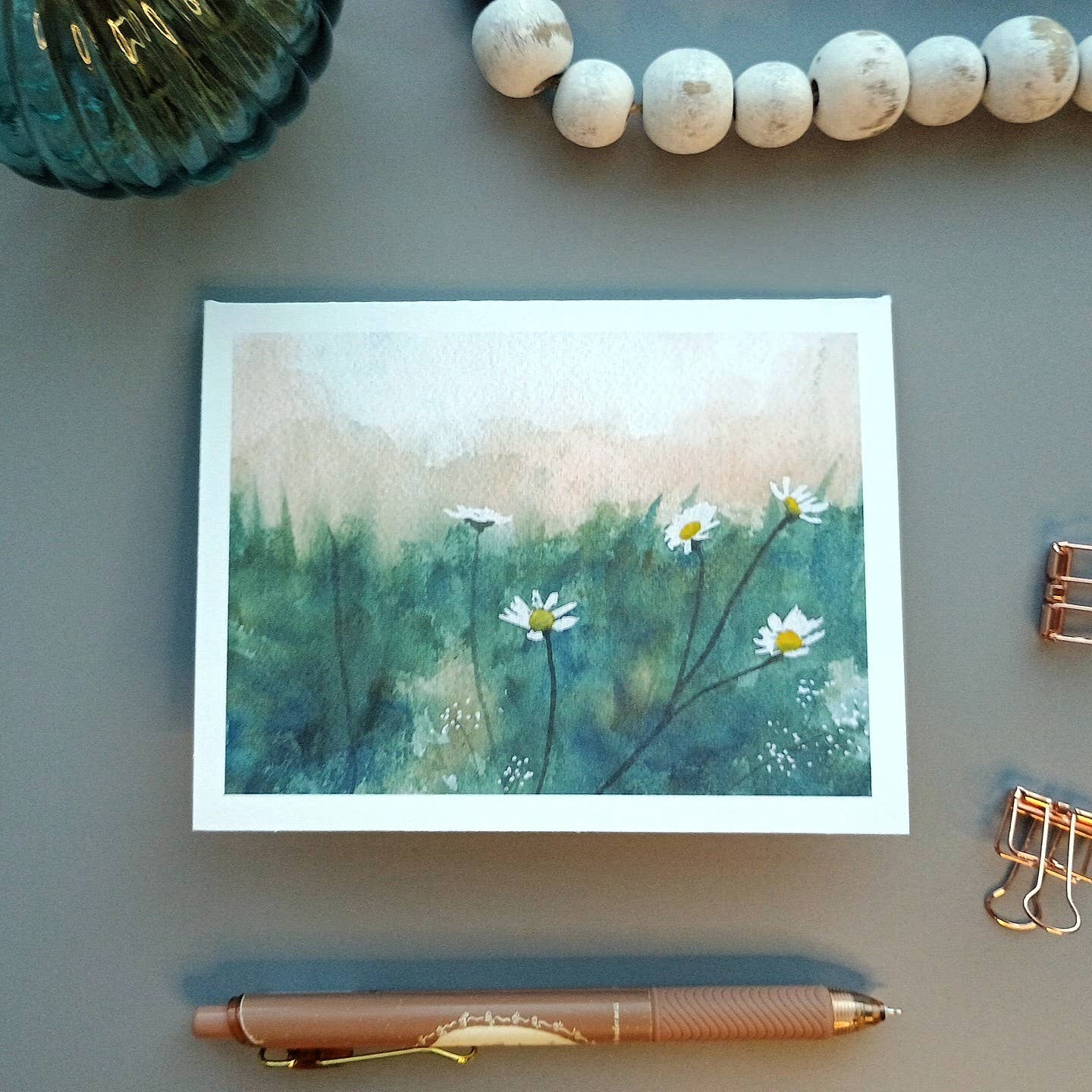 Kathryn Paul Fine Art - Wholesale Stationery/Notecard Set - Floral Watercolor Notecard Set: Art Cards set of 83