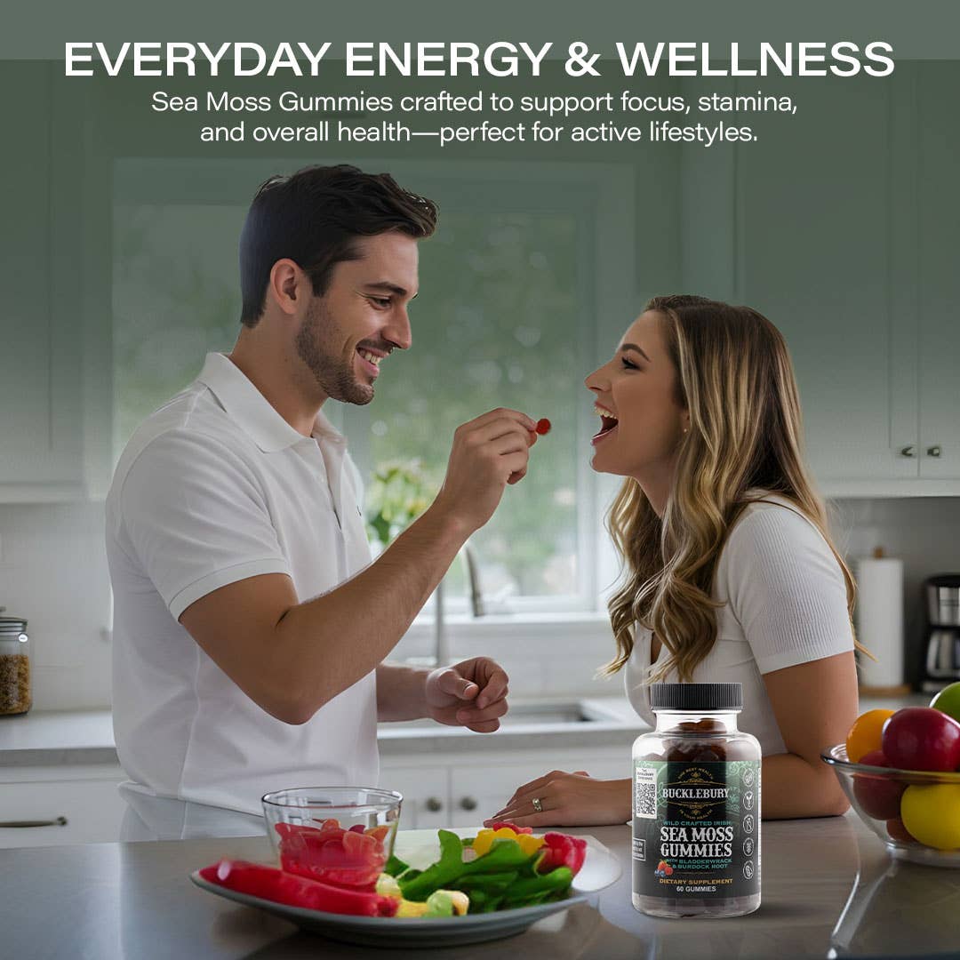 Bucklebury - Vente Supplément oral/vitamine - Gommes à la mousse de mer irlandaise Bucklebury Wild Crafted2
