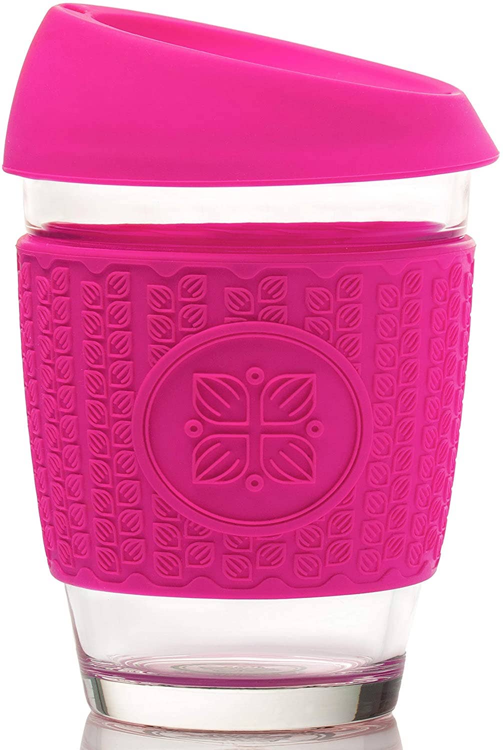 Funk My World – wholesale Insulated mug/tumbler – Funk My World Reusable   GlassTravel Cups - FUSION PINK1