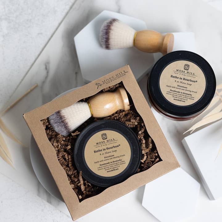Moss Hill Bath & Body Collection - Wholesale Shaving Set/Kit - Men's - Two Piece Shave Box0
