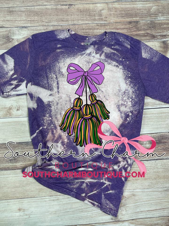 Mardi Gras----Tassil per la vendita all'ingrosso da parte di Southern Charm Boutique