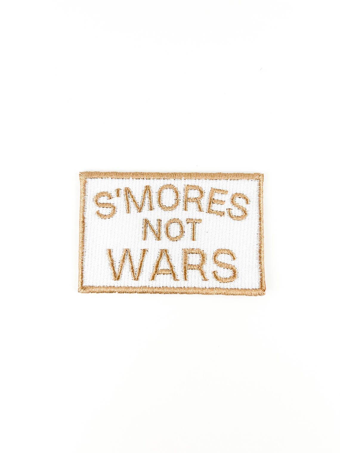 Field Trip Threads - Wholesale Patch - S'mores Not Wars geborduurde, opnaaibare patch voor op de camping 1
