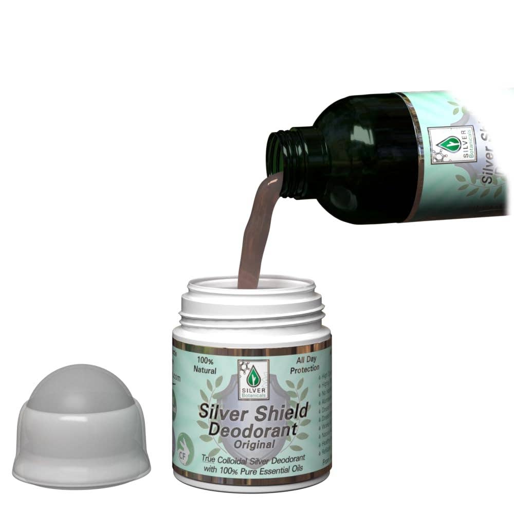 Silver Botanicals - Vendita all'ingrosso Deodorante - Unisex - Silver Shield Deodorante - Roll-on, 2 oz8