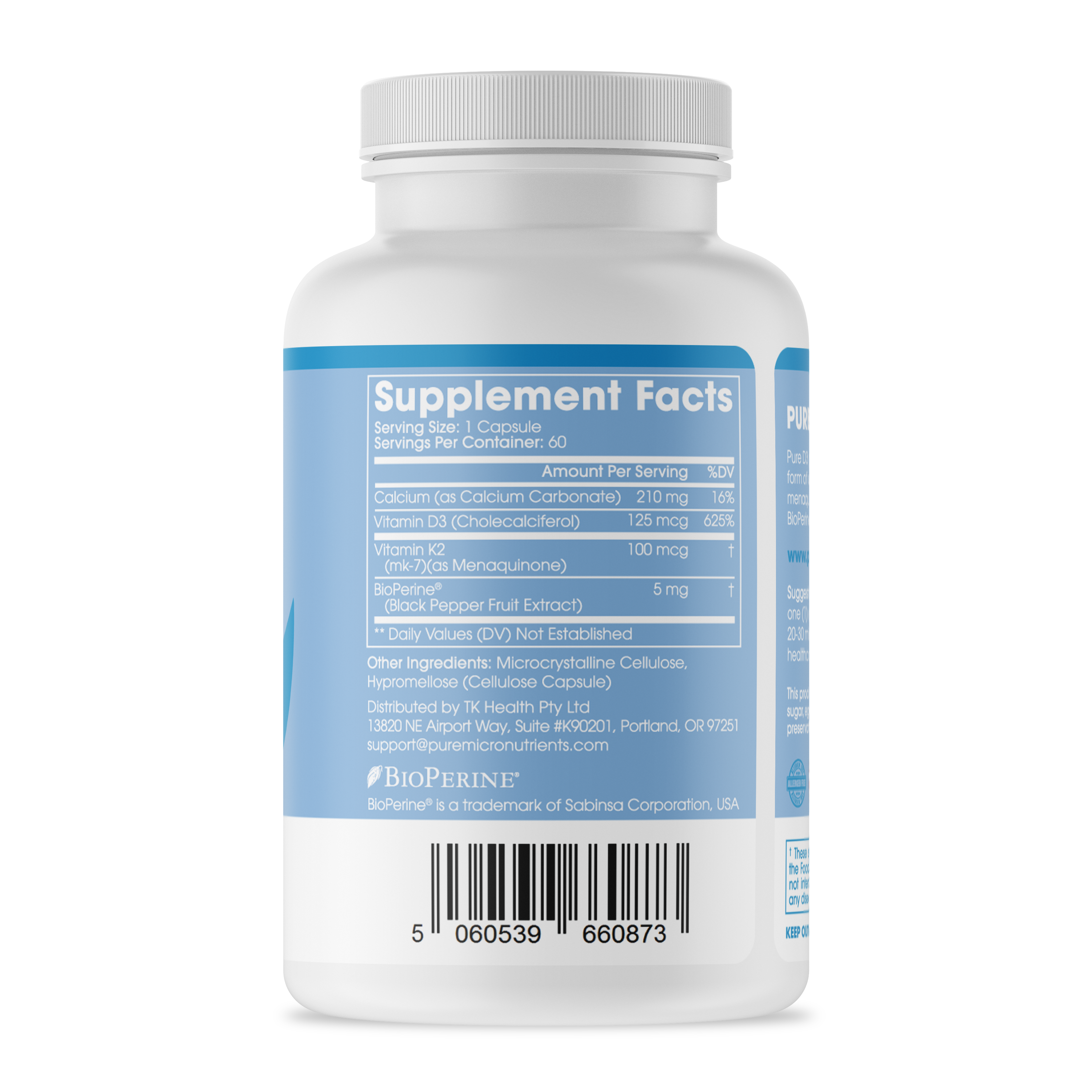 Pure Micronutrients - Wholesale Oral Supplement/Vitamin - Pure D3 + K29
