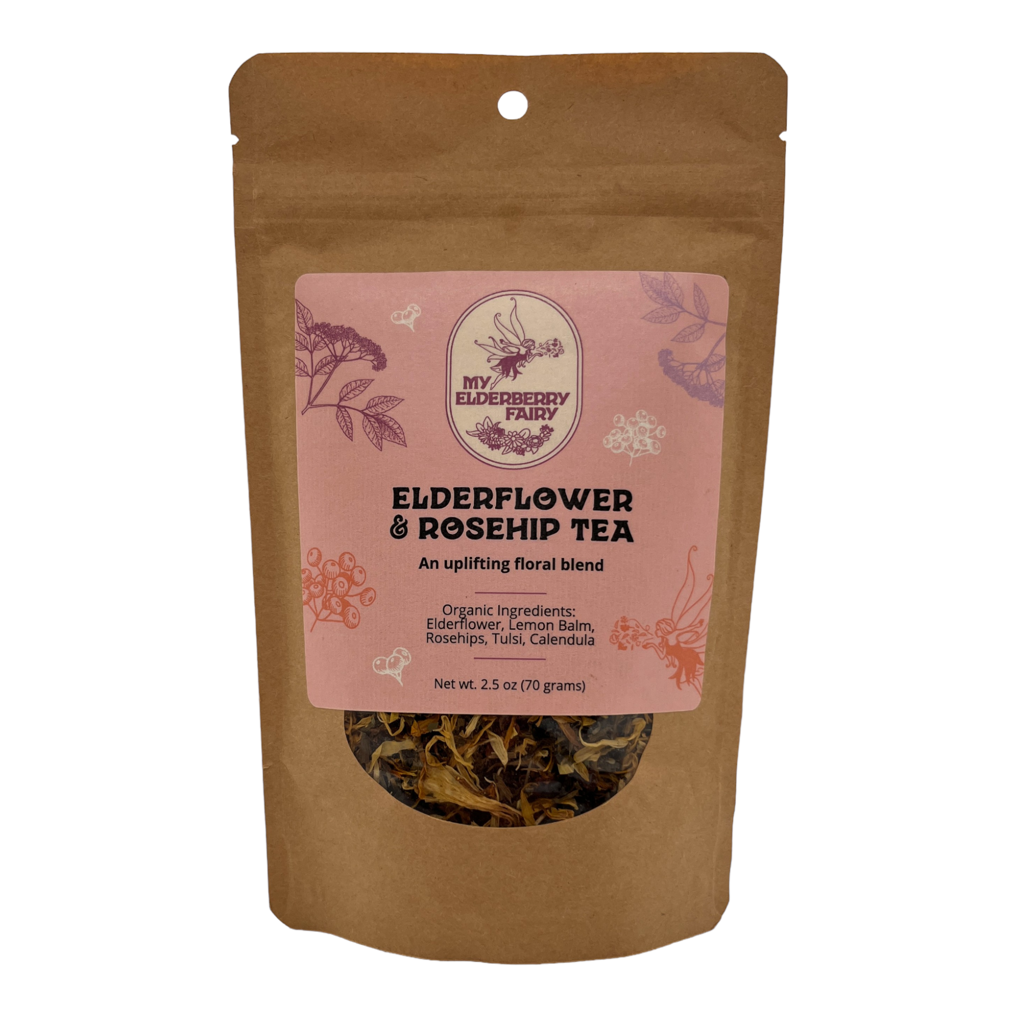 My Elderberry Fairy - Vente Thé en vrac - Thé Fleur de Sureau & Cynorrhodon (56 g)1