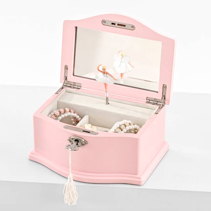 Arlo Belle LLC - Wholesale Jewelry Box/Organizer - Kids Musical Jewelry Box with Lock and Spinning Ballerina9