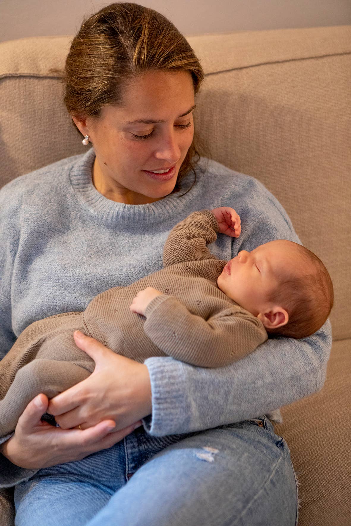 Earth Brown Kyr Babyset Earth Brown aus 100 % Baumwolle für den Großhandel auf Faire1