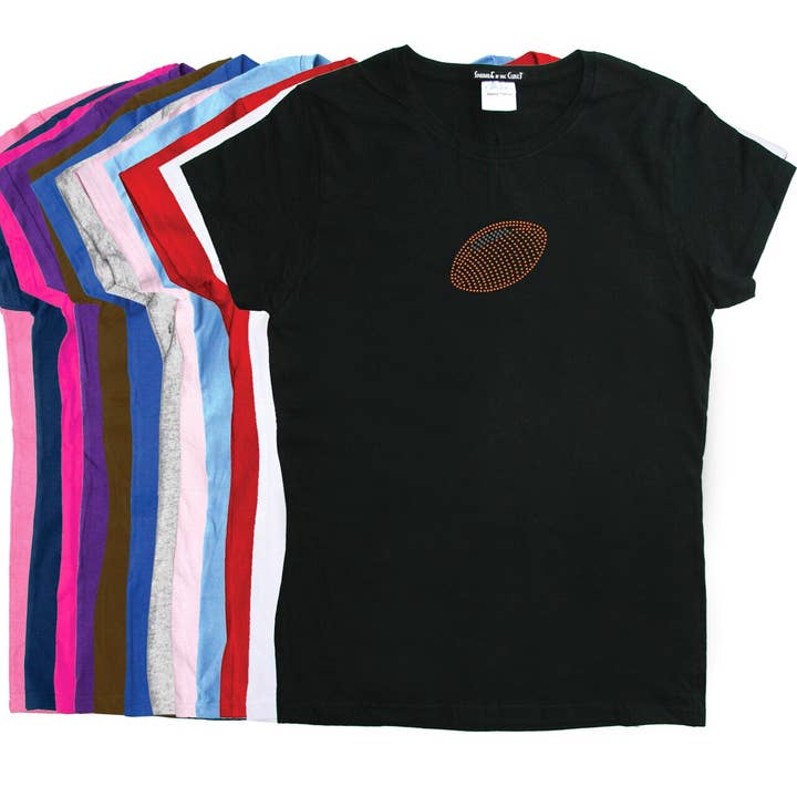 Orange Football - t-shirt voor dames voor wholesale door Dog in the Closet