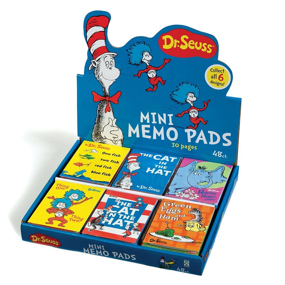 Geddes - Wholesale Notepad - DR SEUSS MINI MEMO PAD 48/DS3