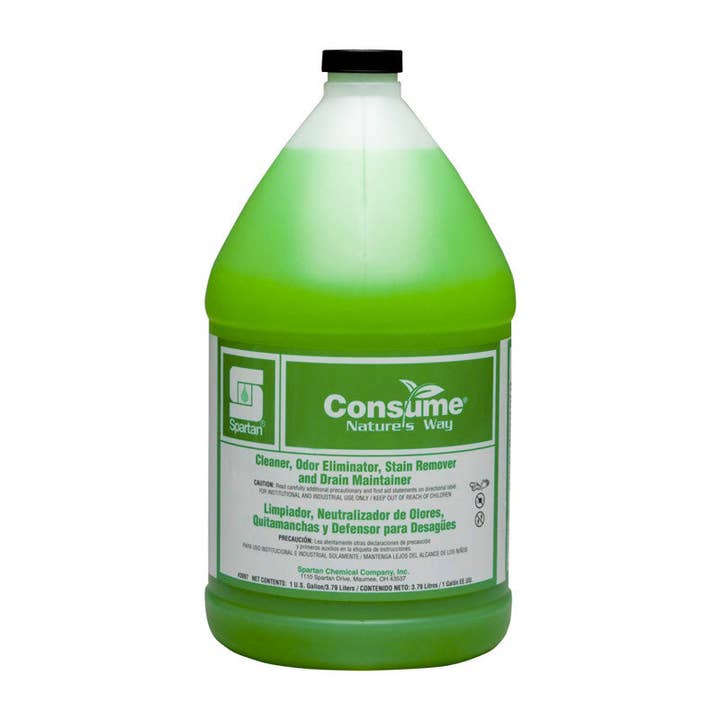 Spartan Consume Enzyme Nature's Way Cleaner Odor Eliminator Stain Remover, 4 Gal/Case for wholesale by Americhem International