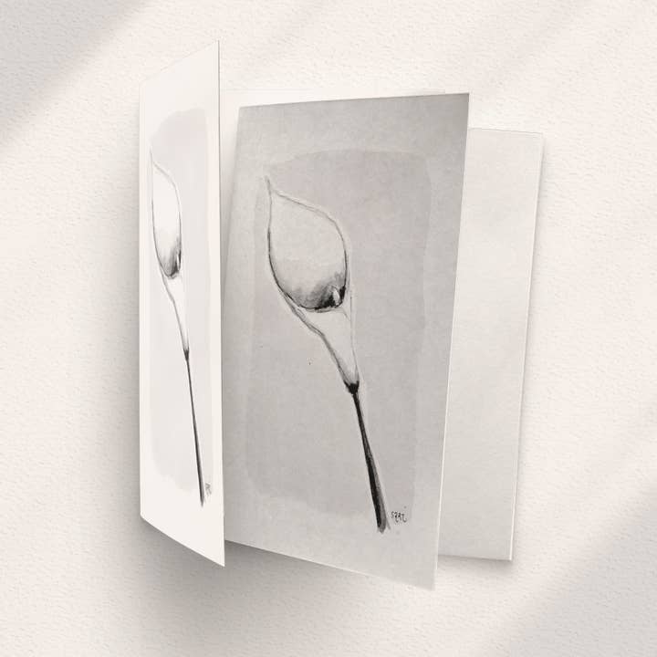 Calla, Noir/Blanc pour la vente par Sari's ArtWork