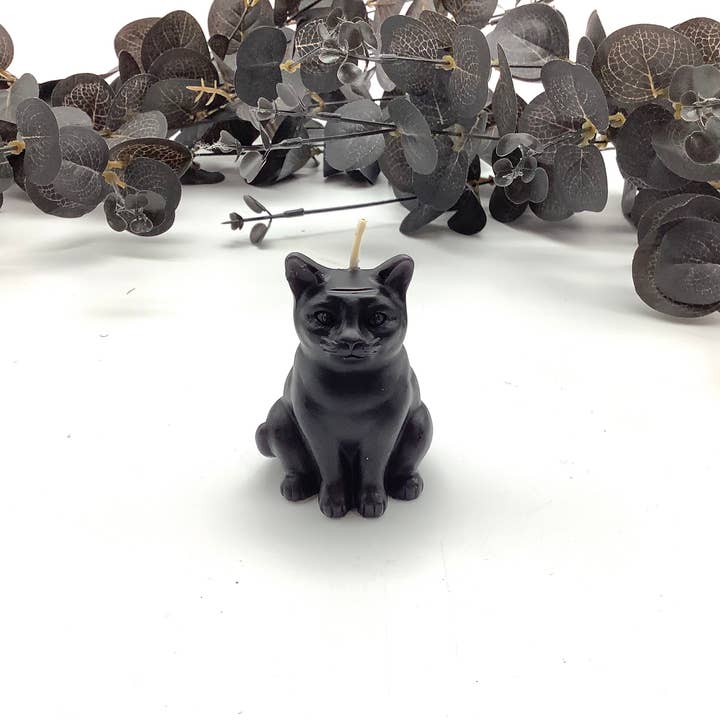 All Little Cute Things - Wholesale Novelty Candle - Candle Votive, Black Cat, wicked witch Unscented Candle1