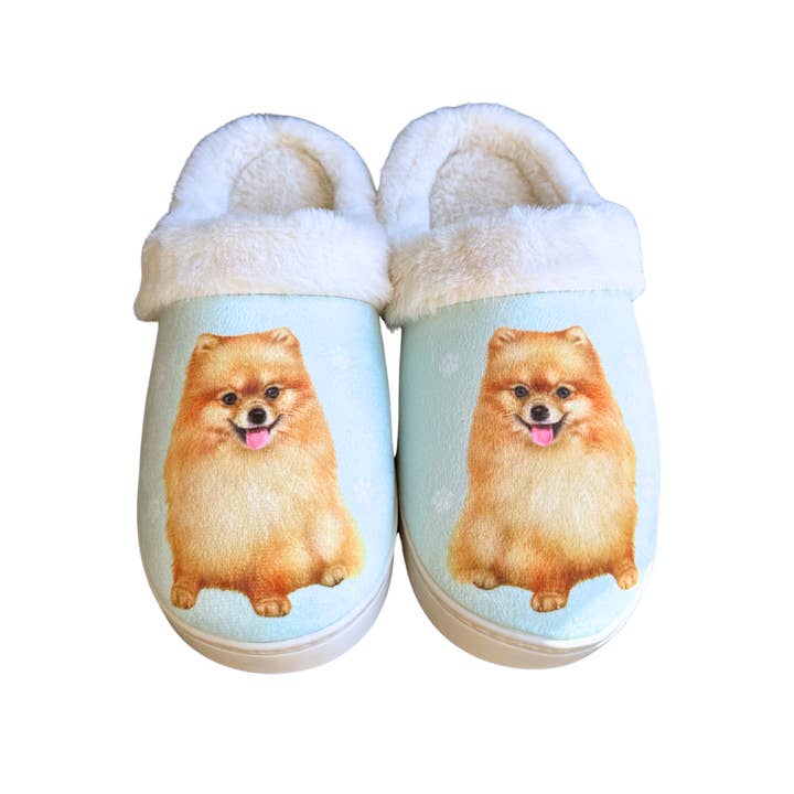 E&S Pets - Wholesale Slippers - Unisex - Pomeranian Snuggs Slipper - Comfy - Pet lovers