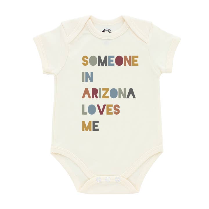 Emerson and Friends - Wholesale Bodysuit (Non-Footed) - Baby - Someone in AZ Loves Me Arizona Baby Gift Cotton Onesie0