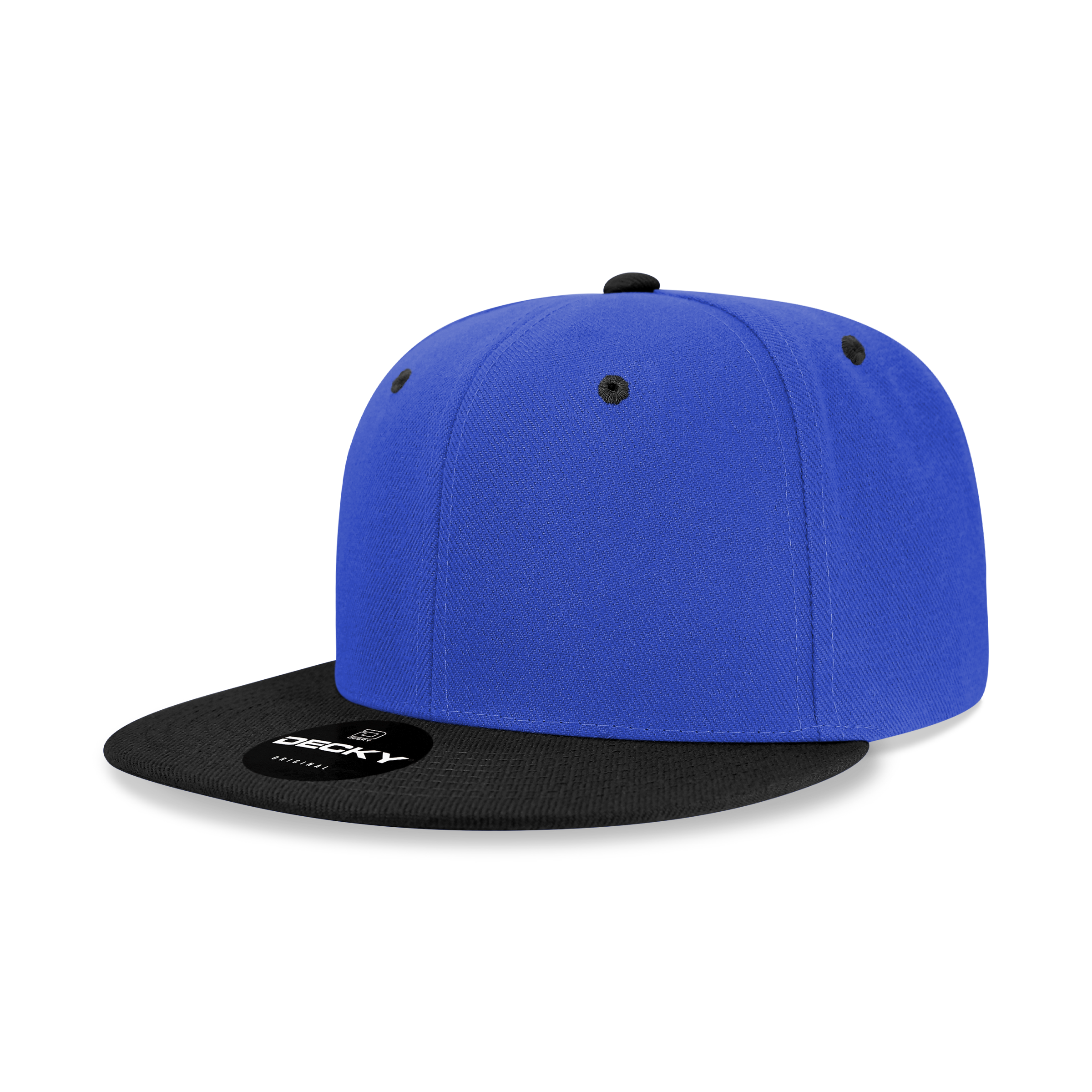 The Park Wholesale - Wholesale Flat Brim Cap - Men's - Decky 6020 - High Profile 6 Panel Snapback, Flat Bill Hat - 602029