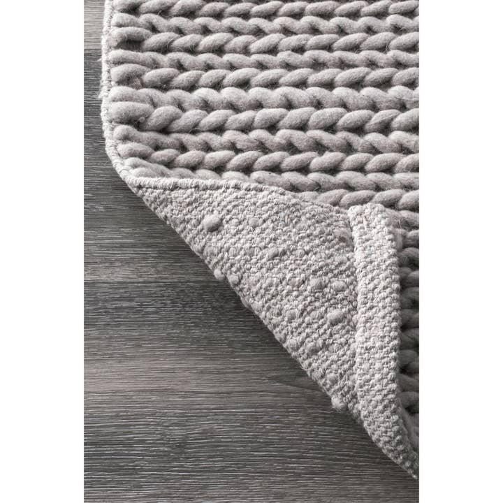 nuLOOM - Wholesale Area Rug - Hand Woven Chunky Woolen Cable Area Rug18