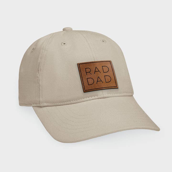 Because Tees - Wholesale Baseball Cap - Men's - Rad Dad Baseball Hat - 100% Organic Cotton Baseball Cap