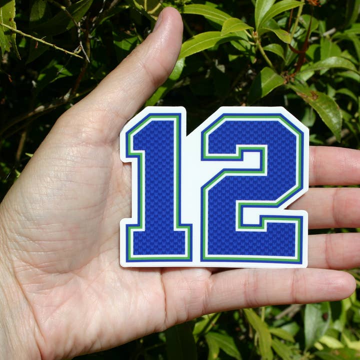 Discovery Stickers - Wholesale Sticker - Seattle Seahawks 12th Man Vinyl Sticker6