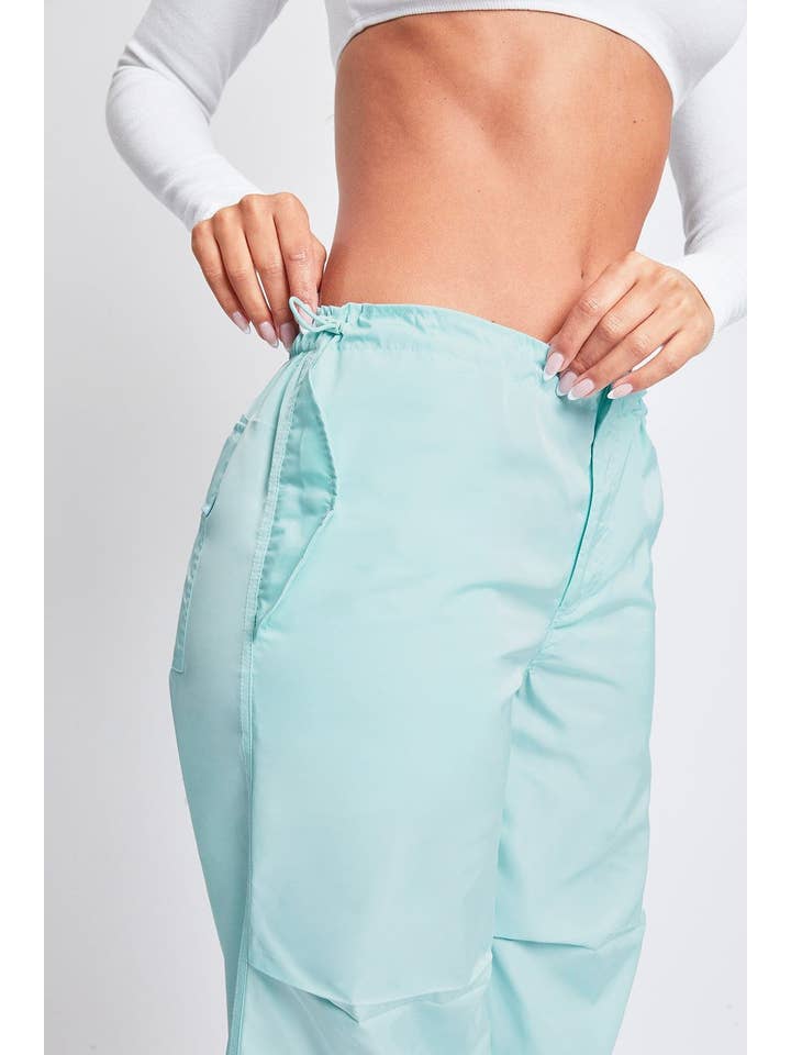 YMI - Wholesale Pants - Women's - Relaxed Nylon Parachute Pants-P1761N14