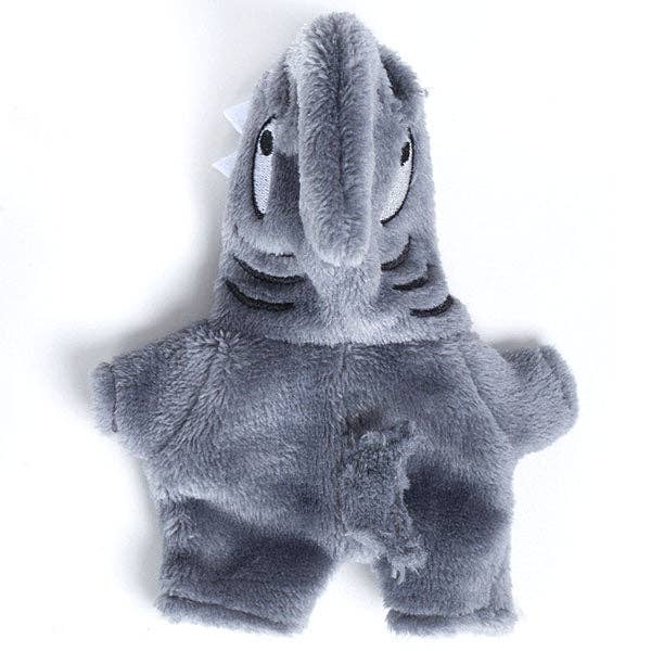 Showcase - Wholesale Doll Clothing - Kids - Outfit: Grey Shark Onesie Costume for Dolls - Petite Threads x Cozy Cuddler2