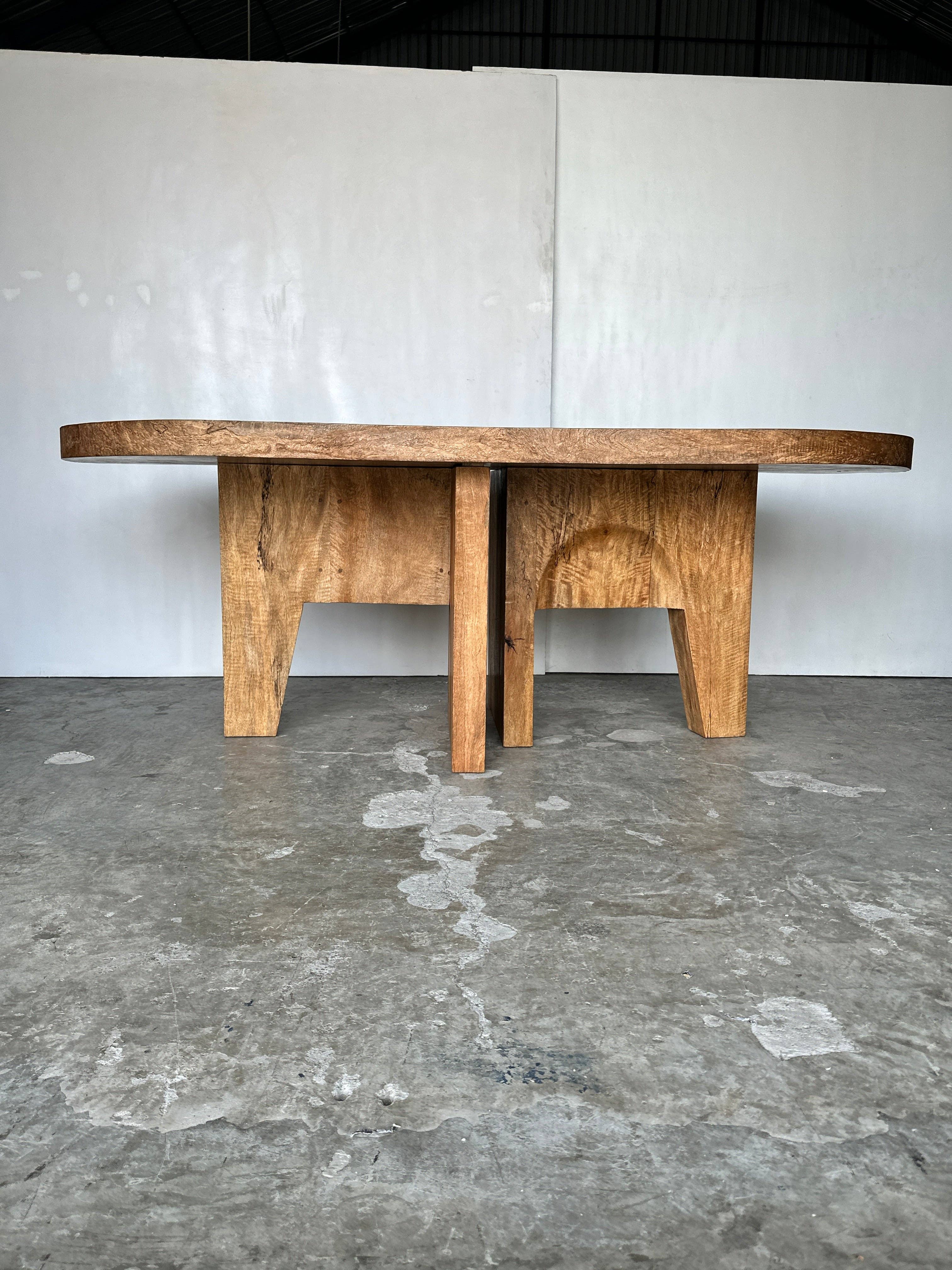 Office Objets - Wholesale Coffee Table - Massive mango wood table 2m10x1m64