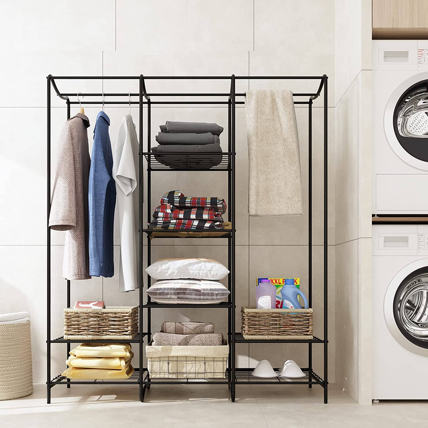 Above Edge - Wholesale Coat Rack - Freestanding Garment Rack Hanging Clothes Rack Closet Organi4