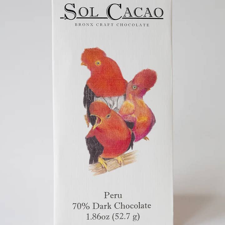 Sol Cacao - Wholesale Chocolate Bar - 70% Peru Chocolate