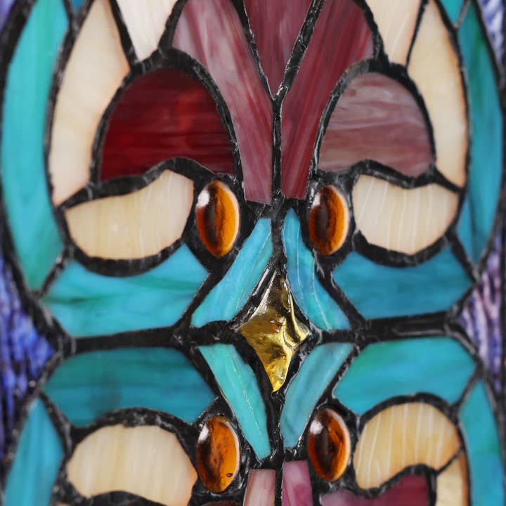 River of Goods - Wholesale Suncatcher - 36"H Lani Victorian Stained Glass Window Panel15