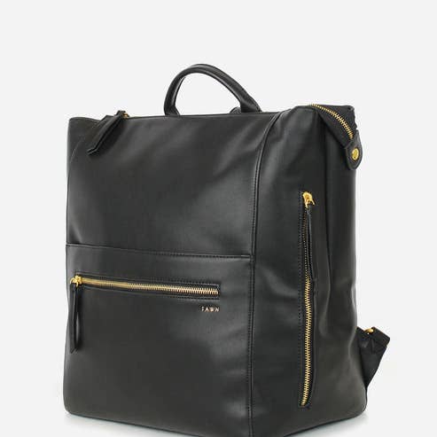 Fawn Design - Wholesale Diaper Bag - Baby - The Square Diaper Bag Bundle - Faux Leather Mom Backpack