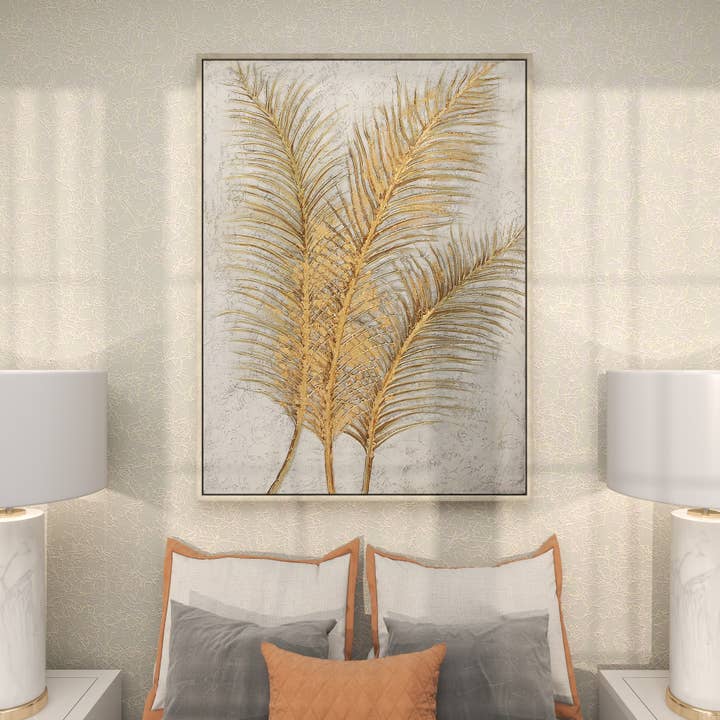 Deco Marché - Wholesale Canvas Art - Glam Gold Canvas Framed Wall Art6
