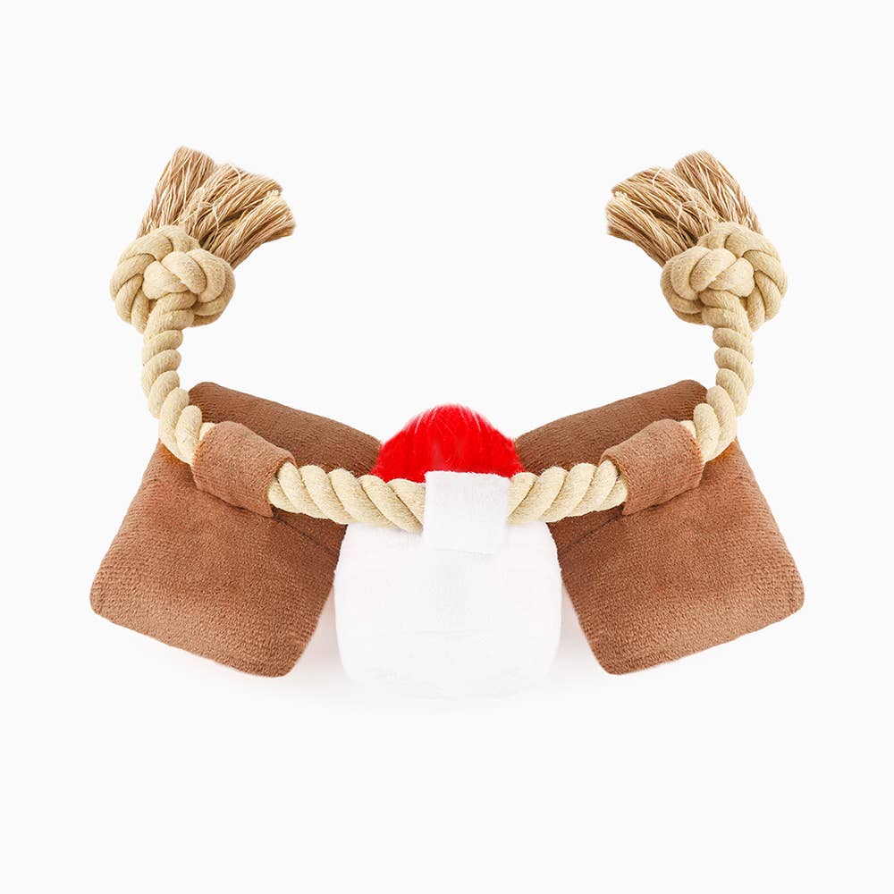 Hugsmart Products Inc - Wholesale Pet Rope Toy - Dog - HugSmart Pet - Camping Pups | S'mores Tug - Rope Toy1