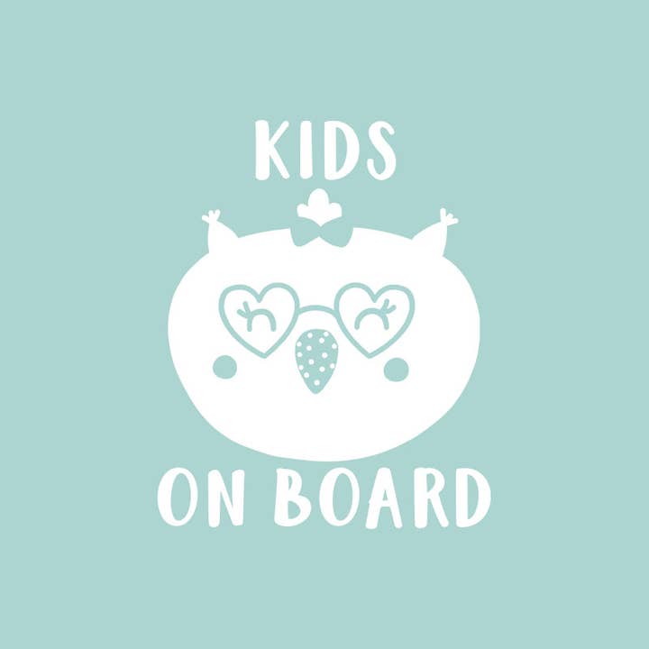 Baby On Board Signs - Adesivo per auto in vinile - Gufo per la vendita all'ingrosso da parte di Match Set Love