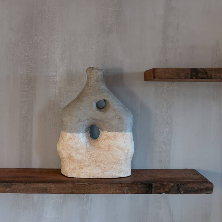 EARTHWARE - Wholesale Decorative Tabletop Object - Vintage wood wall shelf 75x15 cm2