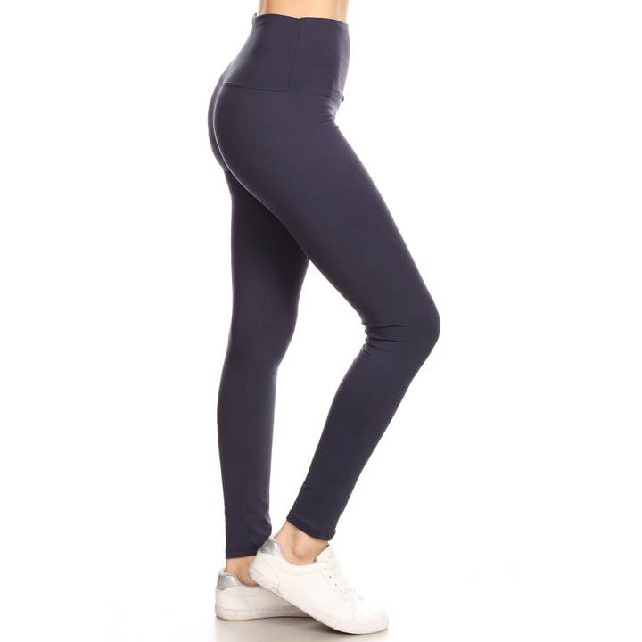 Leggings Depot - Wholesale Fashion Leggings - Women's - 5" Yoga Band Buttery Soft High Waist Leggings20
