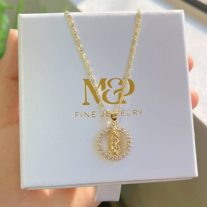 M&P Jewelry – wholesale Pendant/charm necklace – BV Mary Circle Necklace
