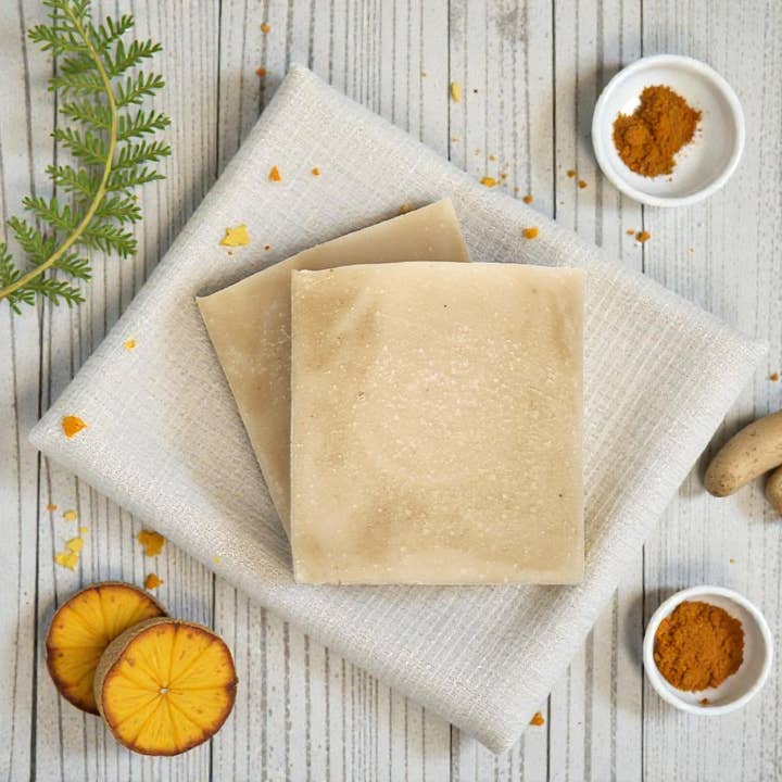 Toliver's Handmade - Vente Pains de savon - Savon à la mousse de mer et au curcuma — Non parfumé1