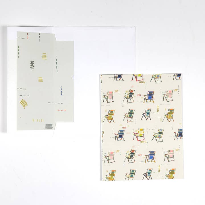 Kristin Cronic Studio - Wholesale Stationery/Notecard Set - Set of Eight "Happy Place" Greeting Cards | Sand Color5