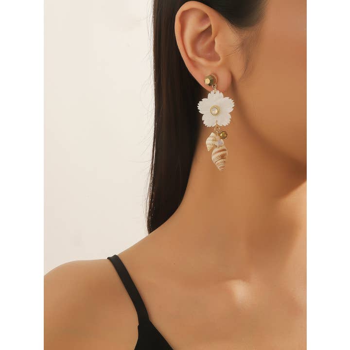 Brincos Clou 24PEBOL008 por atacado de Blossom bijoux