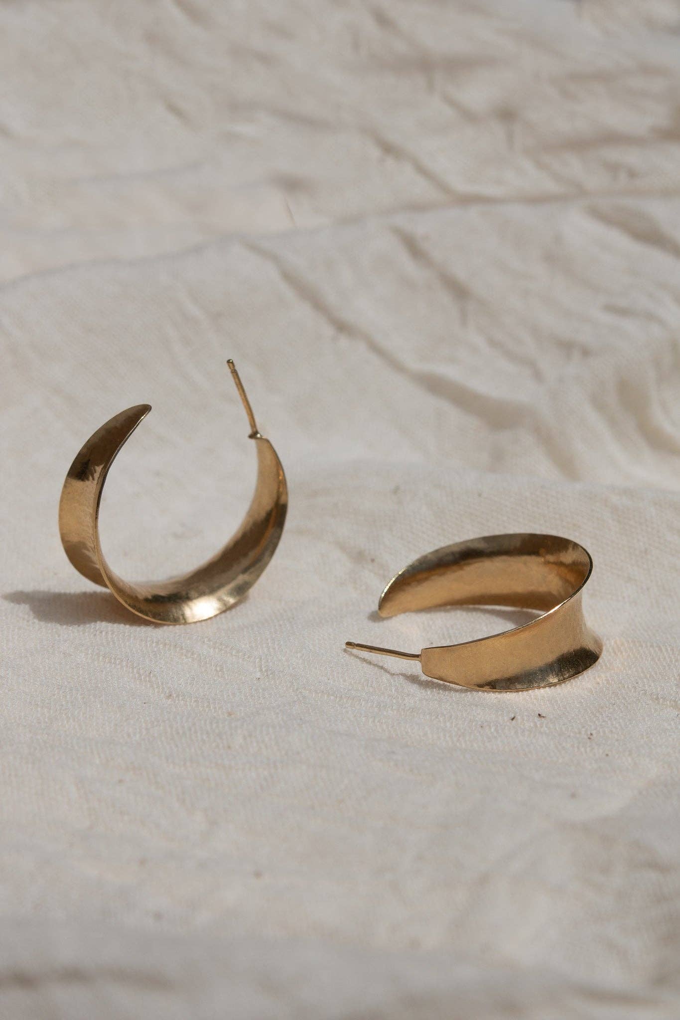 YEWŌ Collective - Wholesale Dangle Earrings - Tazara Hoops (Sm / Lg)8