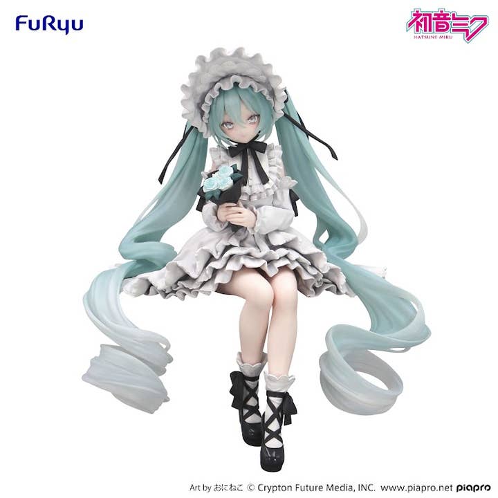 Hatsune Miku Figurine Arrête-Nouilles -Style Poupée Vintage- pour la vente par Shinjidai