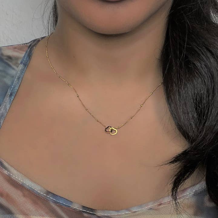 Schmuckgroßhandel – wholesale Kedjehalsband – Best Friends halsband | 18k guldpläterad