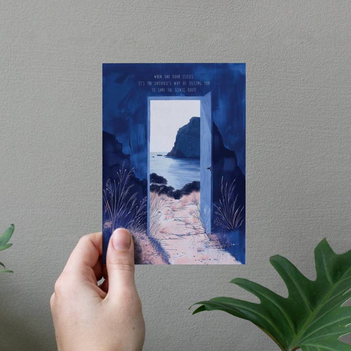 Botanopia - gifts , decor and cards for plant lovers - Wholesale Friendship Card - Take the scenic route | Encouragement Friendship Card4