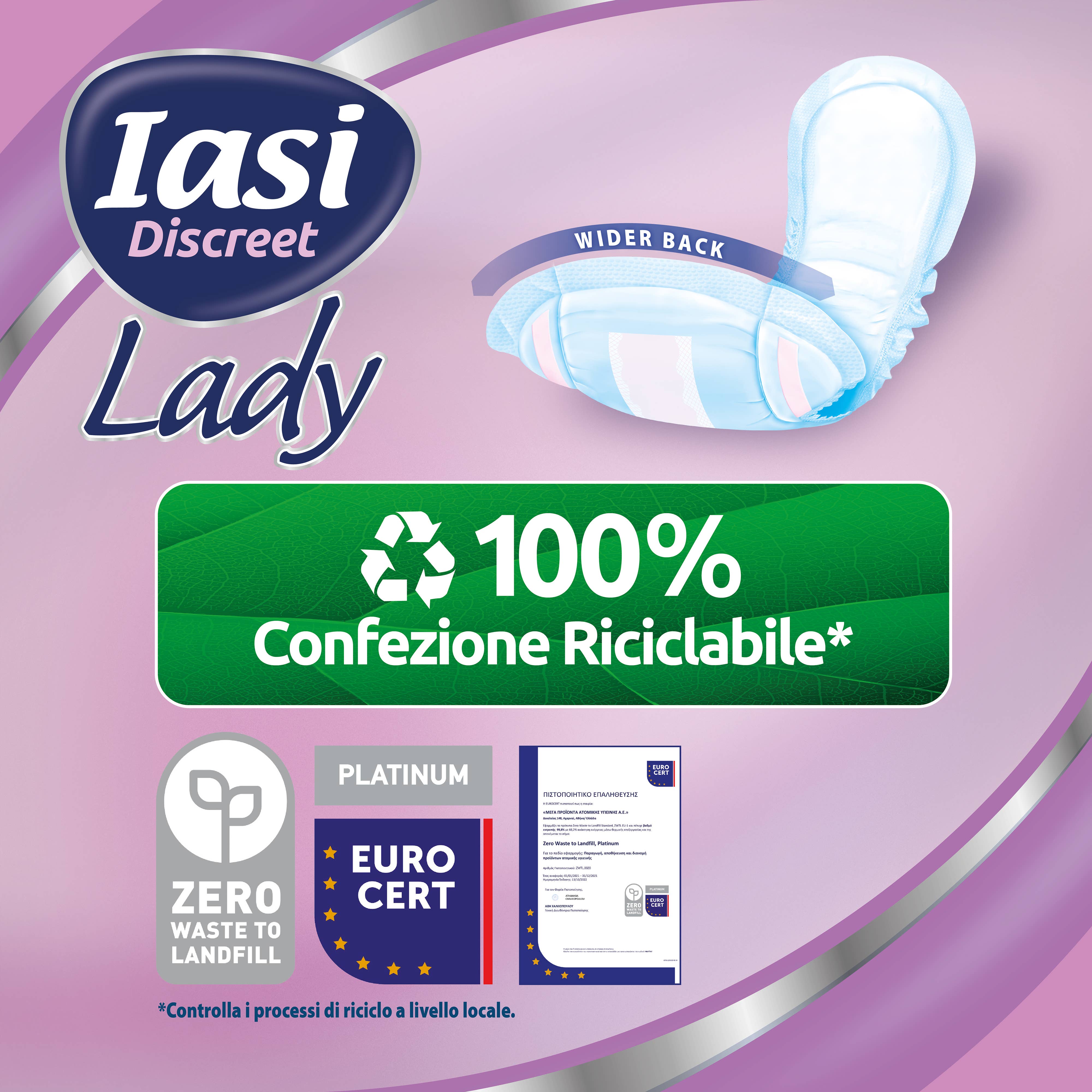 Babylino - Wholesale Incontinence Aid - IASI Discreet Lady Super Absorbent for Urinary Leaks, 10 Units3