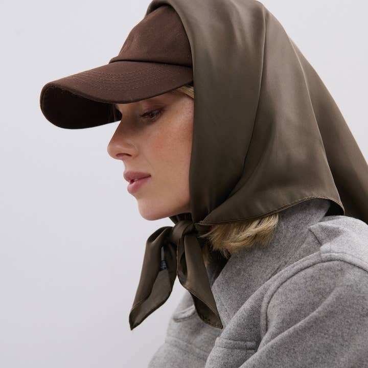 Angels Whisper Accessories - Wholesale Bandana – Women's - Mocha Plain Bandana1